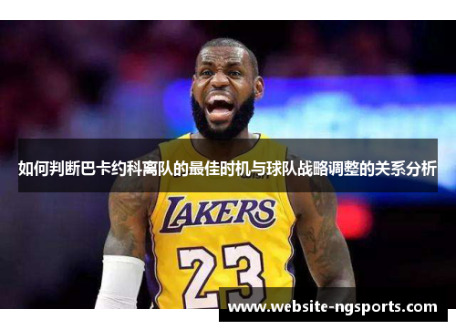 如何判断巴卡约科离队的最佳时机与球队战略调整的关系分析